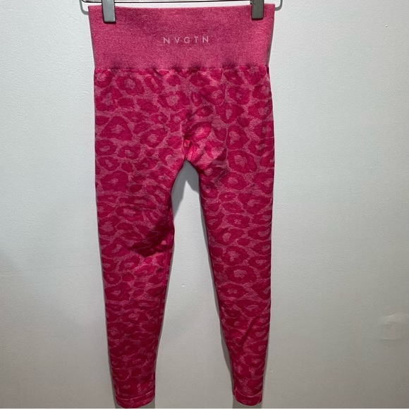 NVGTN Pants - NVGTN Pink Leggings Animal Print